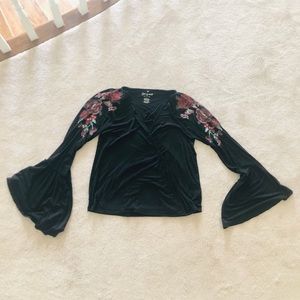 American Eagle Bell Sleeve Top